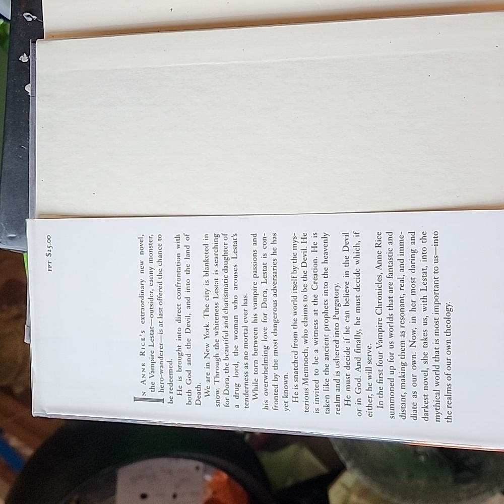 Memnoch the Devil The Vampire Chronicles Anne Rice - Picture 3 of 3